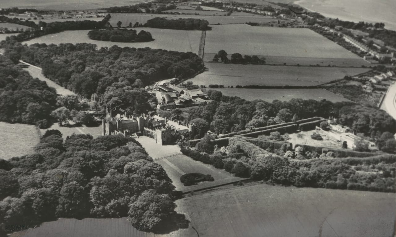 Aerial photograph of Howth Demesne., Co. Dublin, from 1950.