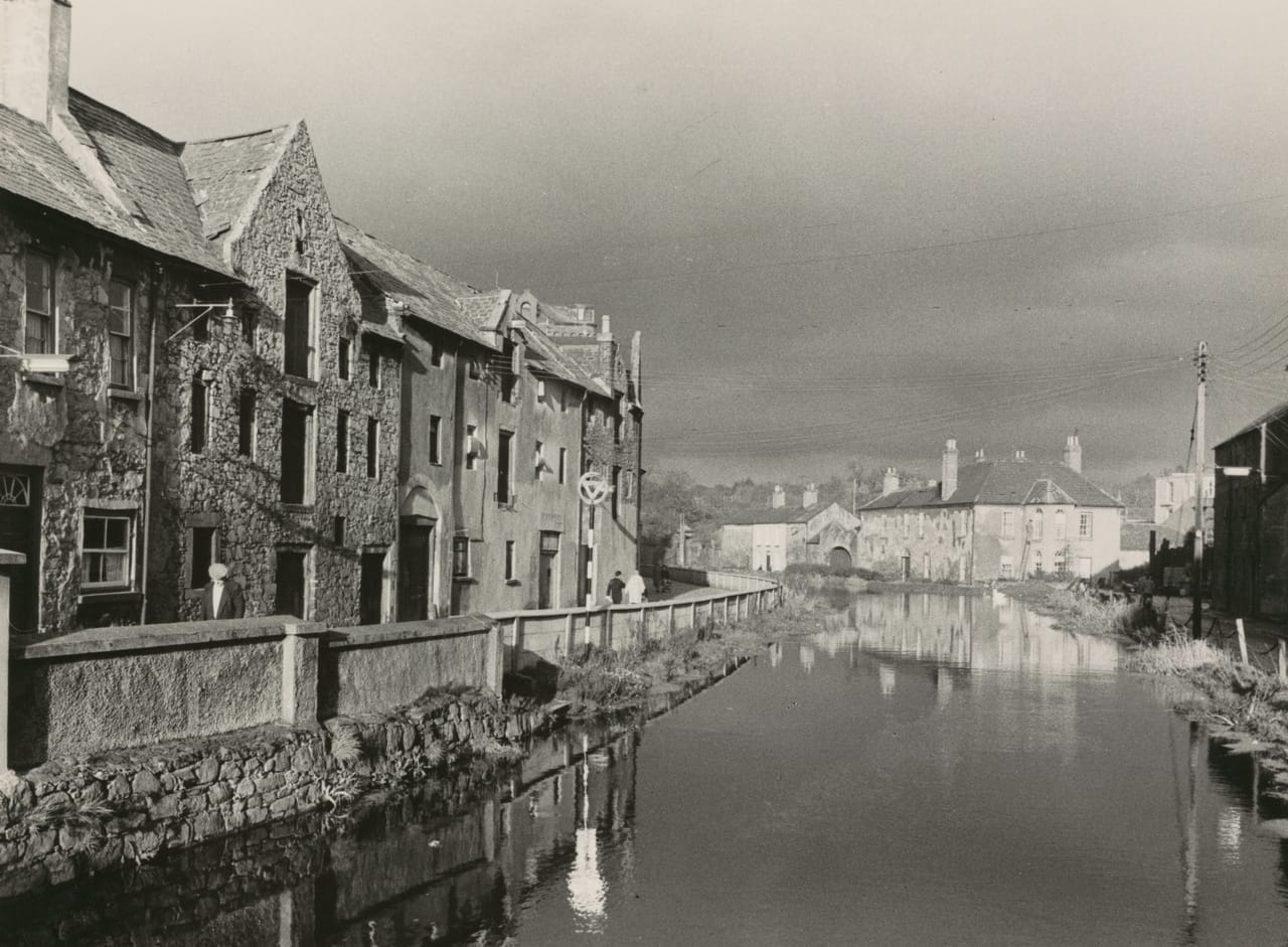 Photograph of the Newry Canal, Co. Down, taken circa 1970.