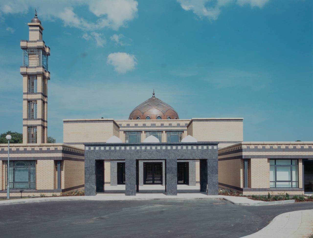 Colour photograph taken in 1998 by Bill Hasting of the Islamic Culture Centre, Clonskeagh, Dubin.